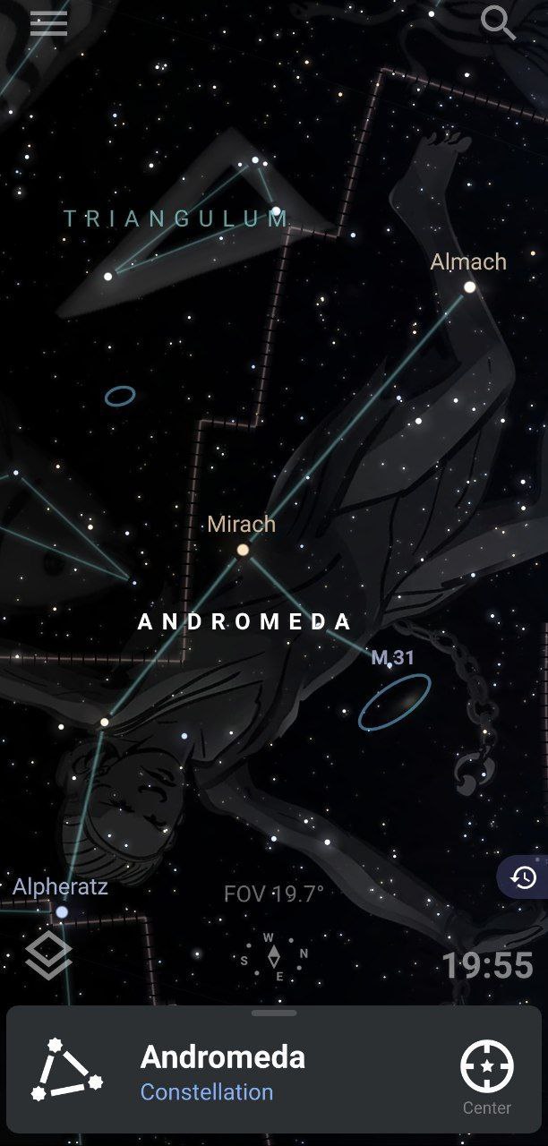 Mirach star: 

This is the Mirach star in Andromeda constellation.

These stories that come from different religions, are all rooted in the sky and are not superstitions.

If you don’t know that these stories are heavenly and cosmic, you will only m